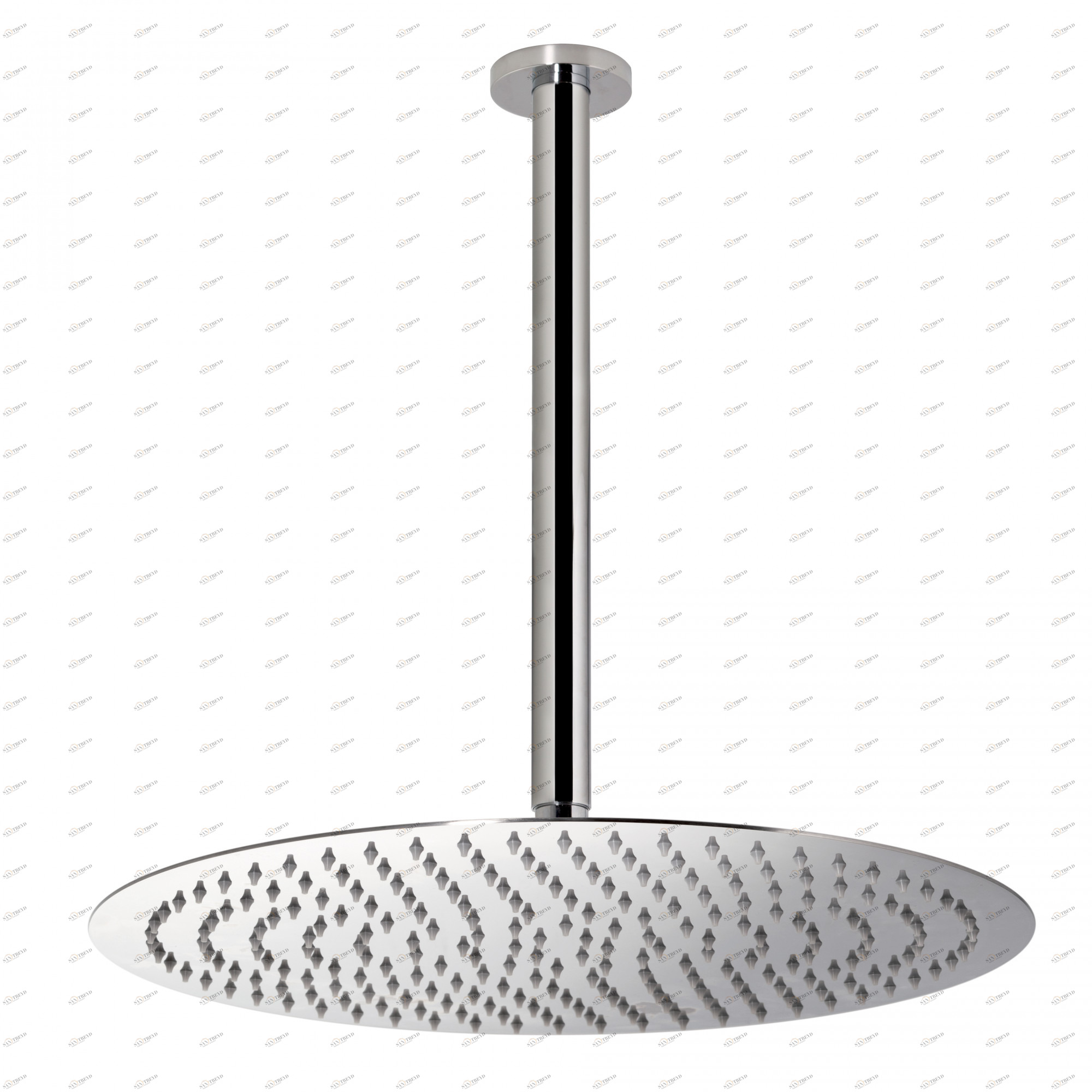 Квадратный потолочный верхний душ из нержавеющей стали с дождевой струей  NEWFORM Италия 67771