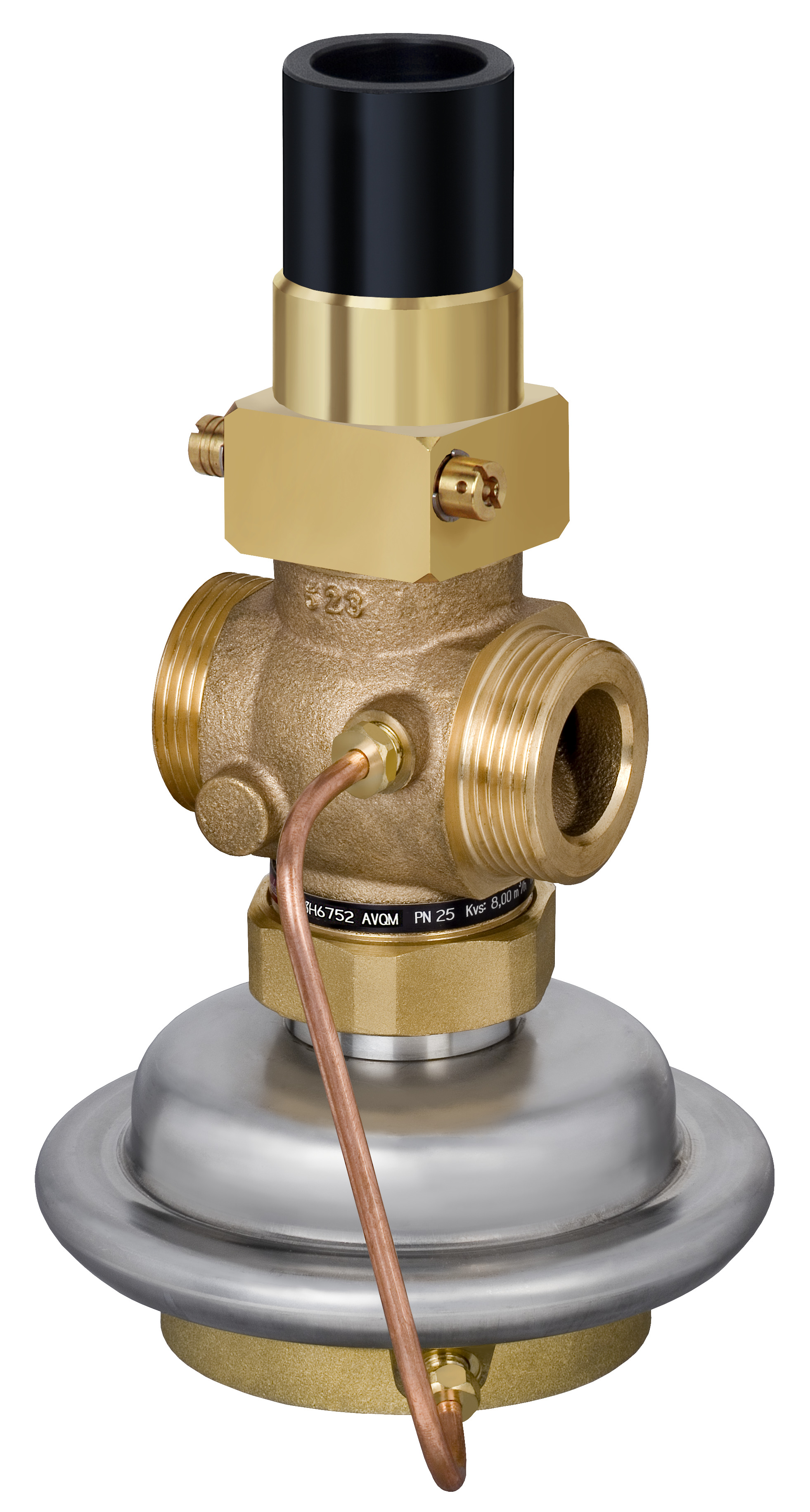 Danfoss Клапан регулирующий комбинированный AVQM с наружной резьбой или фланцевый Комб. р-рAVQM PN16 32/10//0,2/резьб. 003H6740  - Вид №40