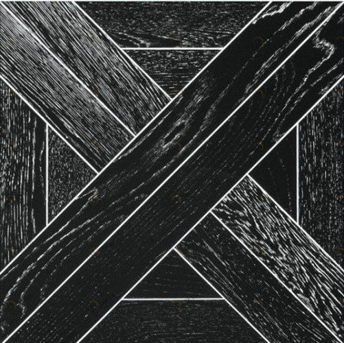 Модульный паркет Marco Ferutti Linea Linea Неро Дуб с брашью (Текстурированная) 405х405 мм 2600600031