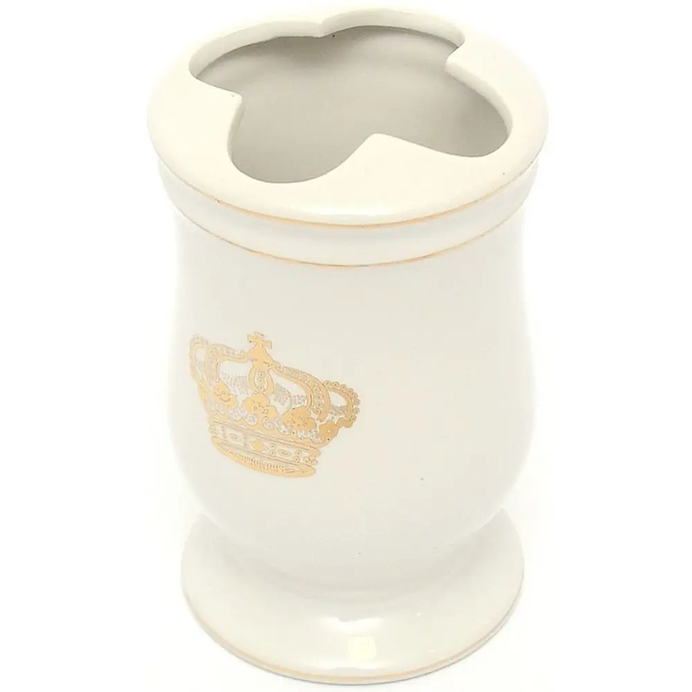 Стакан для зубных щёток настольный Verran «Queen Bellajazh», цвет белый STLM-2057614