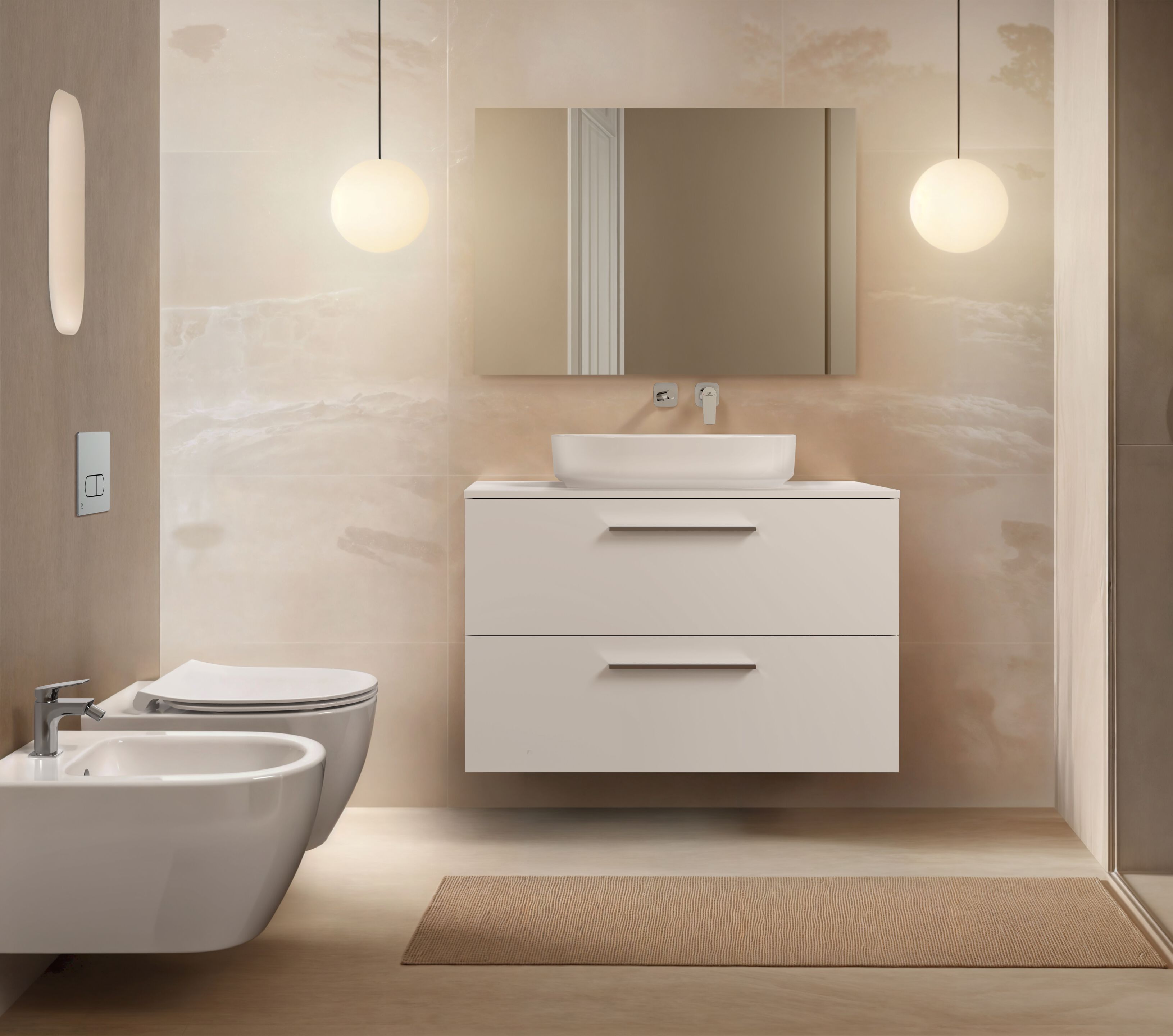 Керамическое подвесное биде с переливом Ideal Standard I. life O ARCH-00145967 - Вид №2