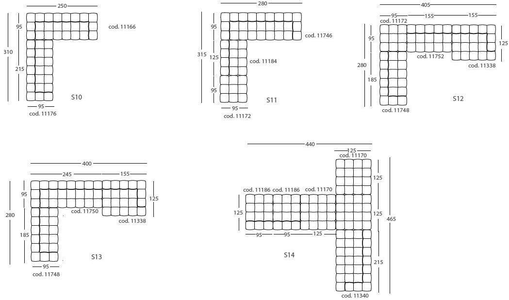 arflex Модульный тканевый диван Strips sun-id-1390380 - Вид №21