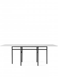1150559 MENU Обеденный стол Snaregade, прямоугольный Черный | Светло-серый