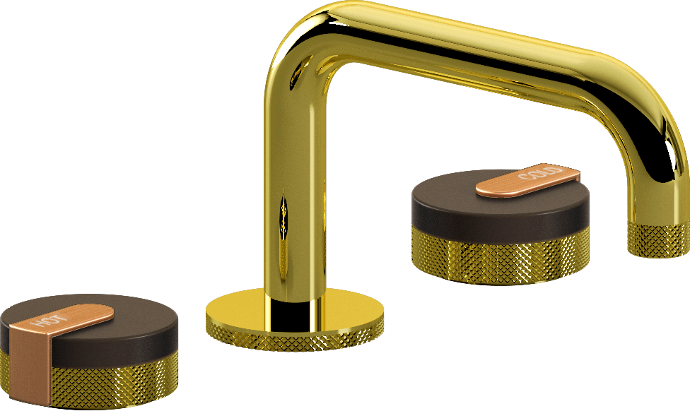 E-11510-R1OB-L1BRG-PB Смеситель для умывальника на 3 отвертия GRAFF MOD+