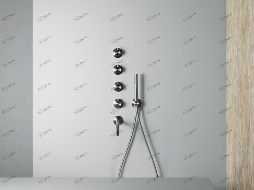 Quadrodesign Смеситель для ванны на 4 отверстия Ottavo sun-id-1407901