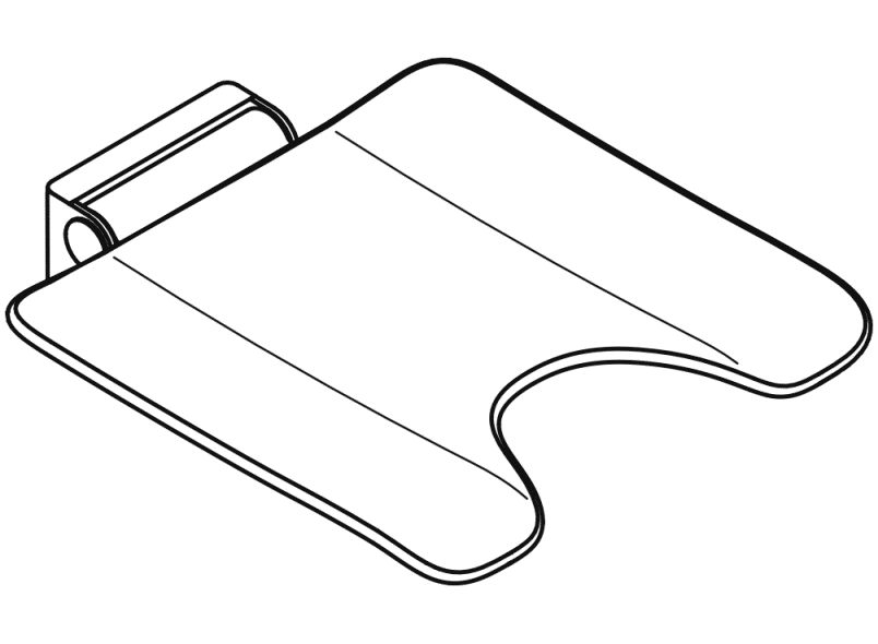 900.51.40460 Мобильное складное сиденье HEWI System 900 - Вид №6