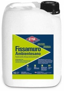 ATTIVA Акриловый фиксатор на водной основе с высокой проникающей способностью Smalti e pitture