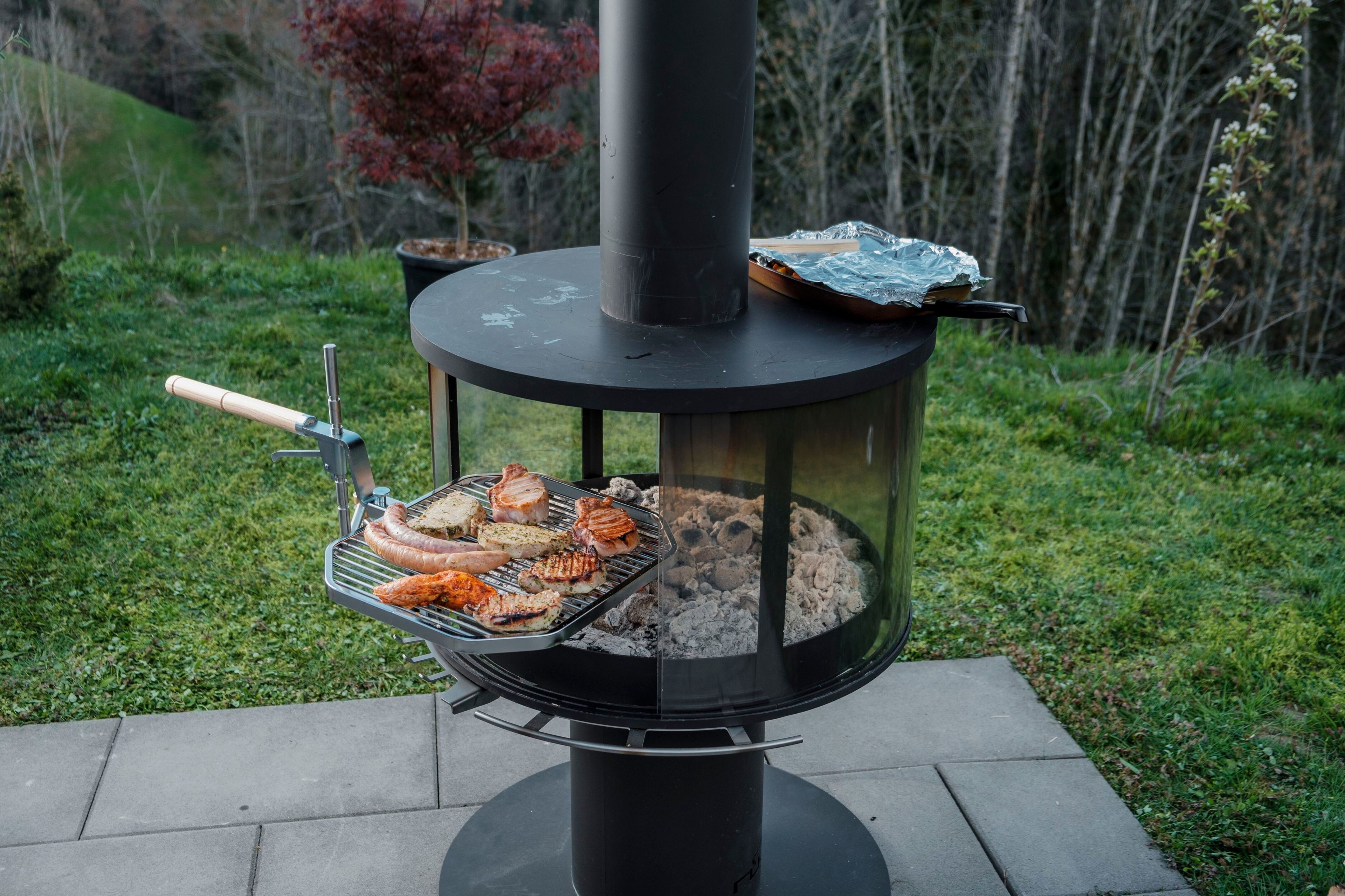 Открытый камин из нержавеющей стали RÜEGG SURPRISE ARCH-00090278 - Вид №6