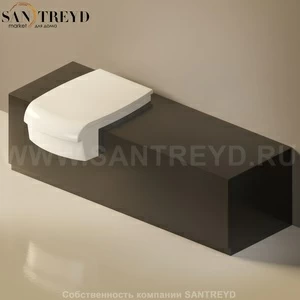 Flaminia UNA Консоль для унитаза или биде от 135 до 200 см черная UNA135WB.9017