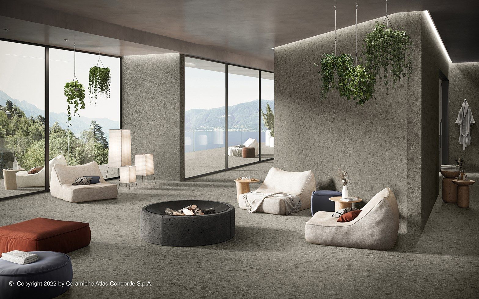 Пол / облицовка керамогранита с эффектом камня для внутреннего и наружного применения Atlas Concorde Boost Mix ARCH-00023665 - Вид №4