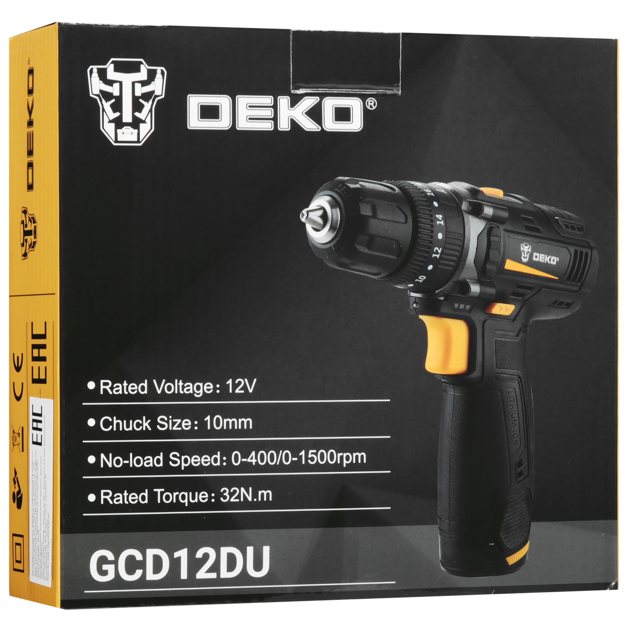 Дрель-шуруповерт DEKO GCD12DU 5355766 STDN-0149701 - Вид №8
