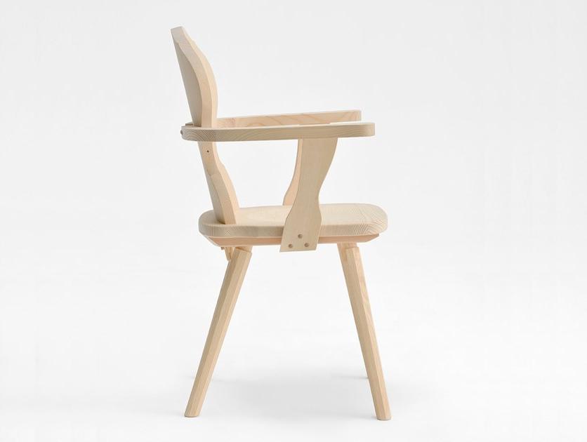 SIPA Деревянный стул с подлокотниками Monaco sun-id-1408295 - Вид №1