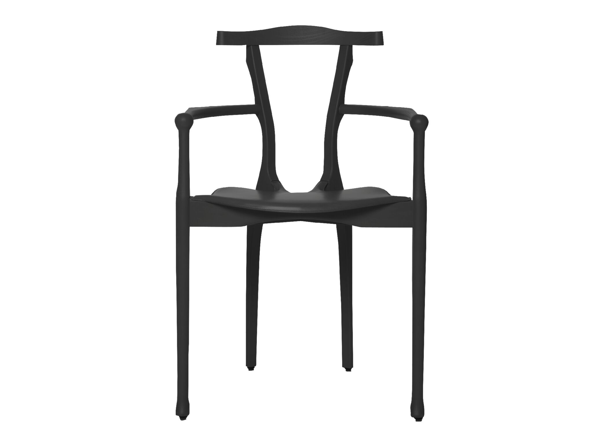 Штабелируемый стул из ясеня с подлокотниками BD Barcelona Гаулино ARCH-00143962 - Вид №11