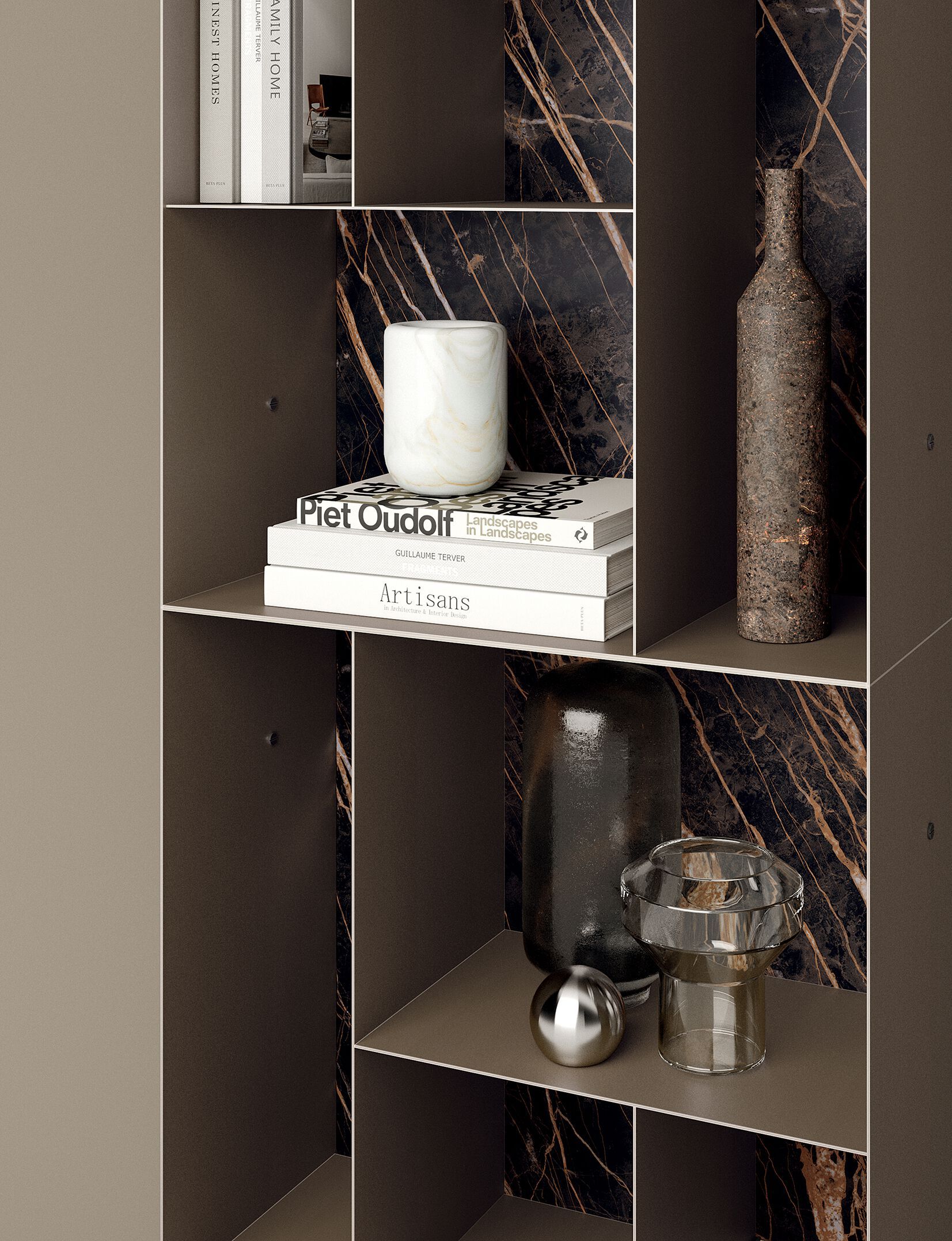 Стальная модульная Книжная полка Bontempi Casa ATENA ARCH-00049683 - Вид №7