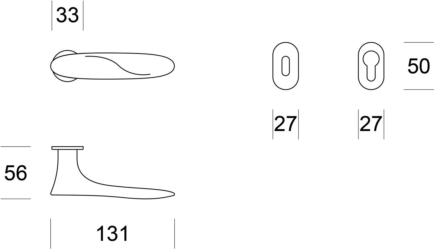 Ento Латунная ручка Life 6160c3 - Вид №4