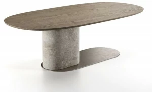 Natuzzi Овальный деревянный стол Solar