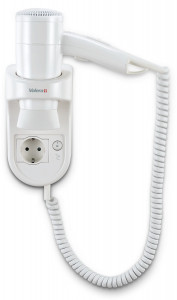 Valera Premium Smart 1200 Socket Мод. 533.03 / 032.02 - 1200 Вт - фен с настенным держателем и розеткой Schuko 55330152