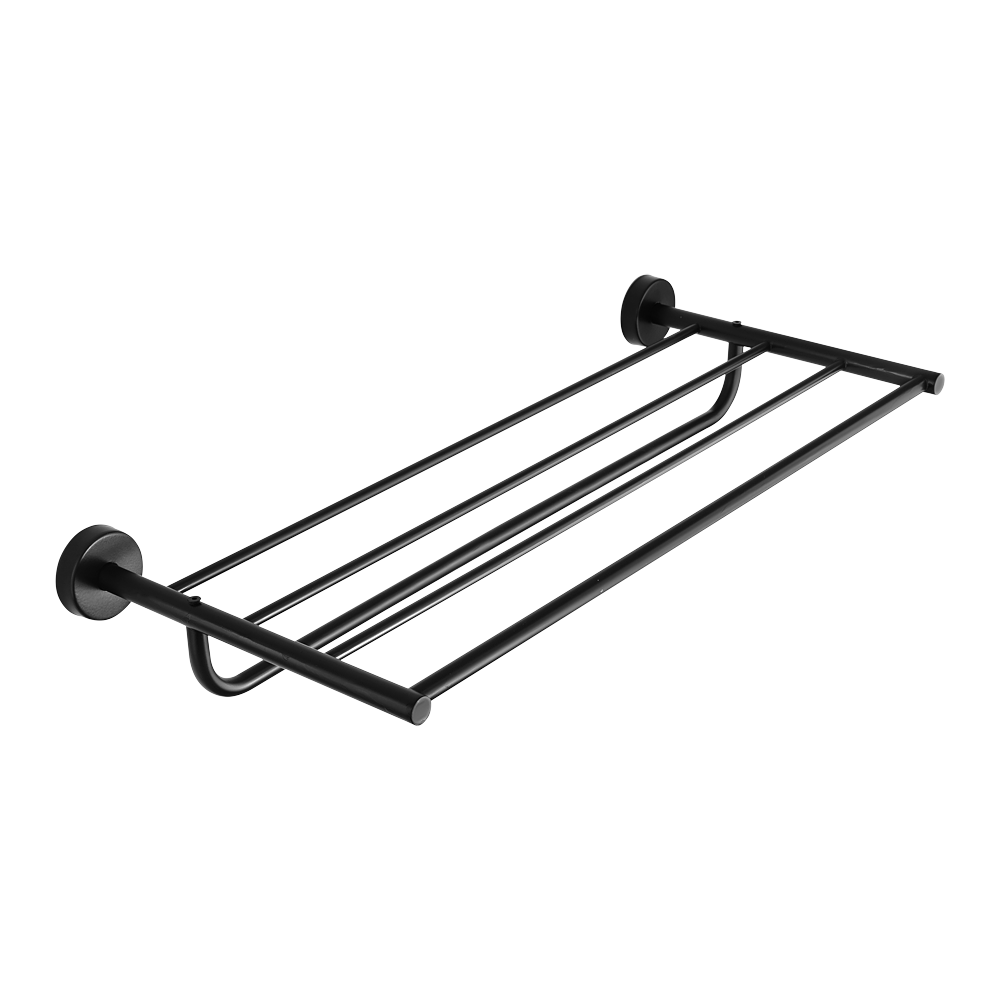62361 Нержавеющая полка для полотенец, черная матовая поверхность SANELA 