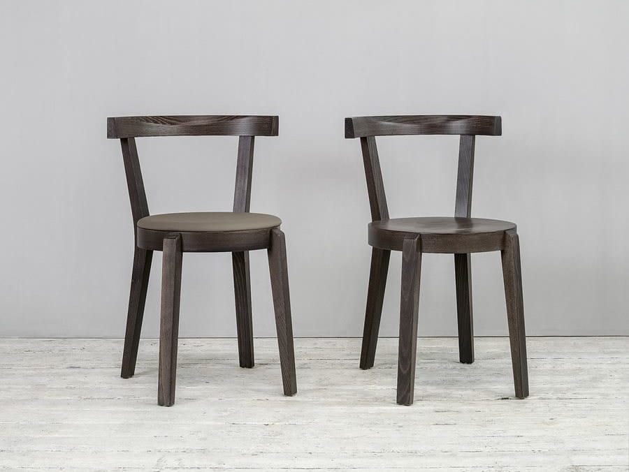 Деревянный стул с мягким сиденьем TON Пунтон ARCH-00090531 - Вид №1