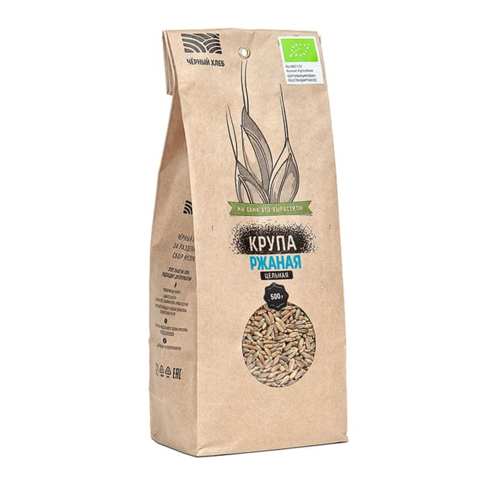 Крупа ржаная цельная Чёрный хлеб Santreyd 4169 - Вид №1