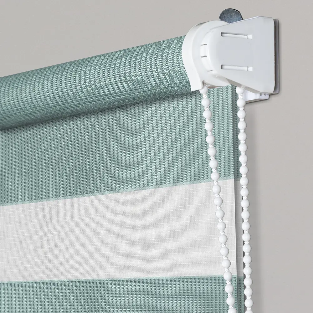 Рулонная штора день-ночь MIAMOZA Петер 60x160 см бирюзовая 89411399 STLM-1569235 - Вид №2