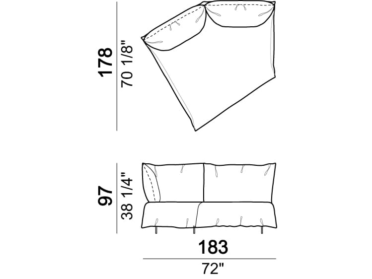 Модульный диван Arketipo BODYGUARD ARCH-00051140 - Вид №9