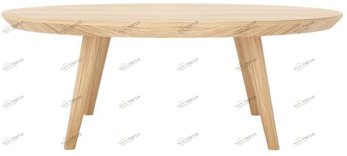 Laskasas Круглый деревянный журнальный столик Nordik sun-id-1510785