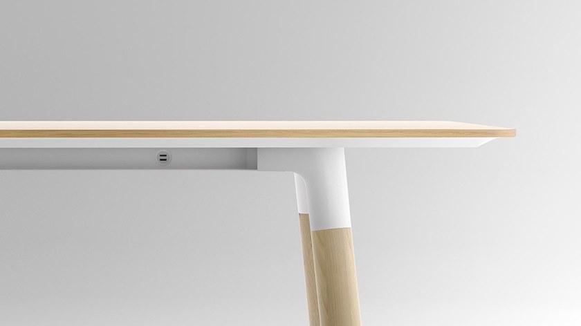 FANTONI Рабочий стол из дерева с ящиками Woods sun-id-1506212 - Вид №2