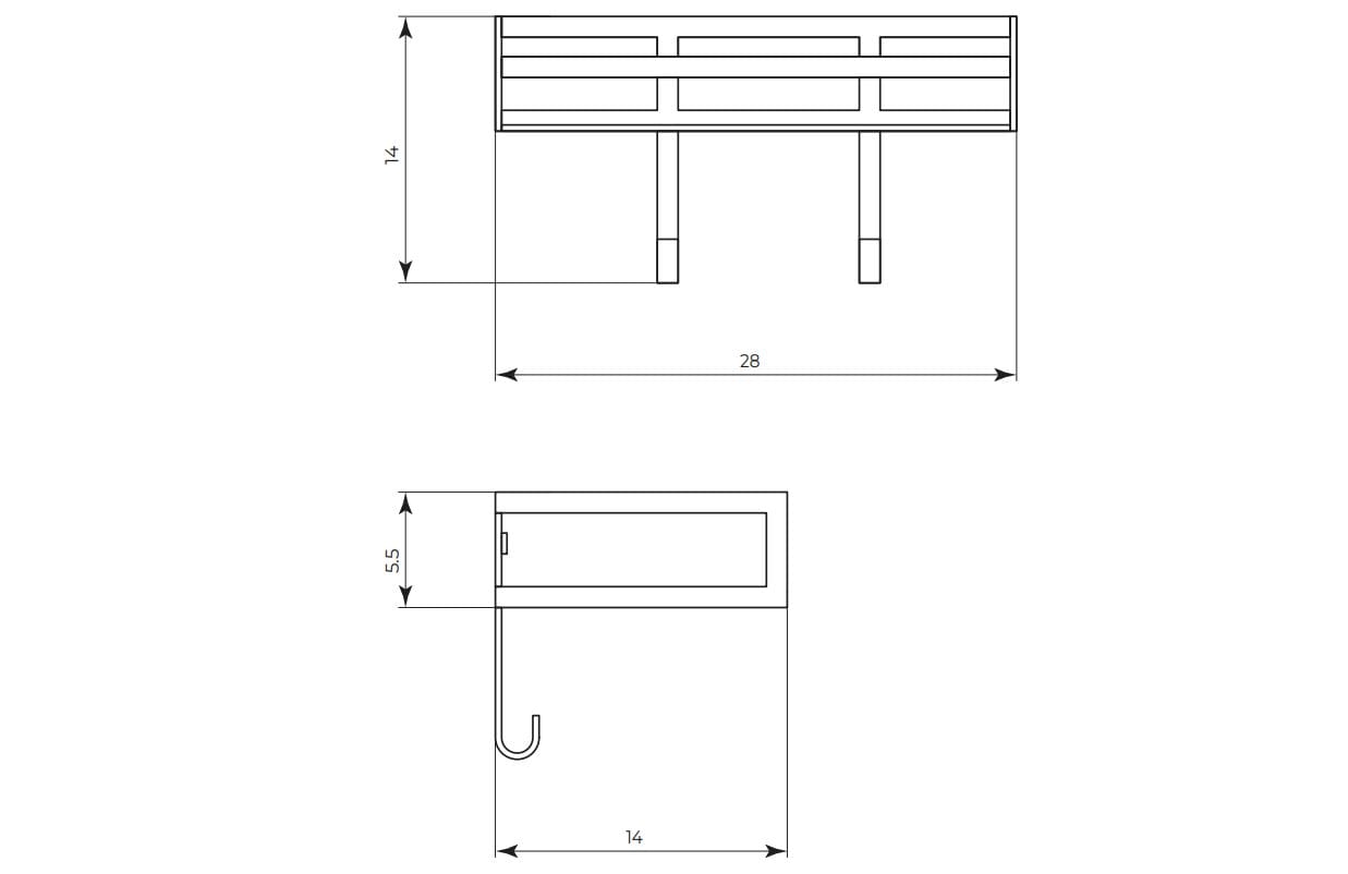 Латунный держатель дозатора Gaia Mobili Комплементы ARCH-00114467 - Вид №2