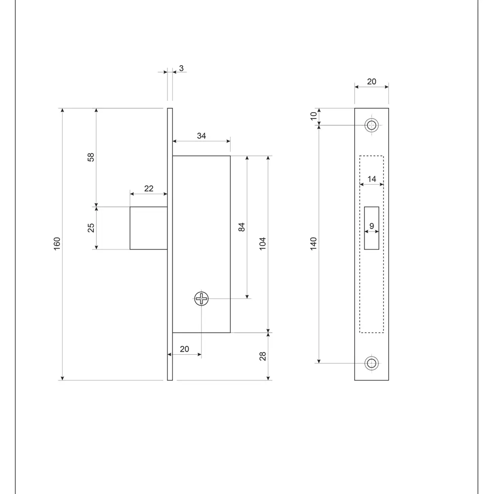 Врезной замок APECS для входных дверей с усиленной защитой 17174672 STLM-0007627 - Вид №4