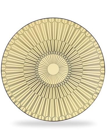 Scarlet Splendour Круглый стол в мдф Vanilla noir sun-id-1394419 - Вид №1