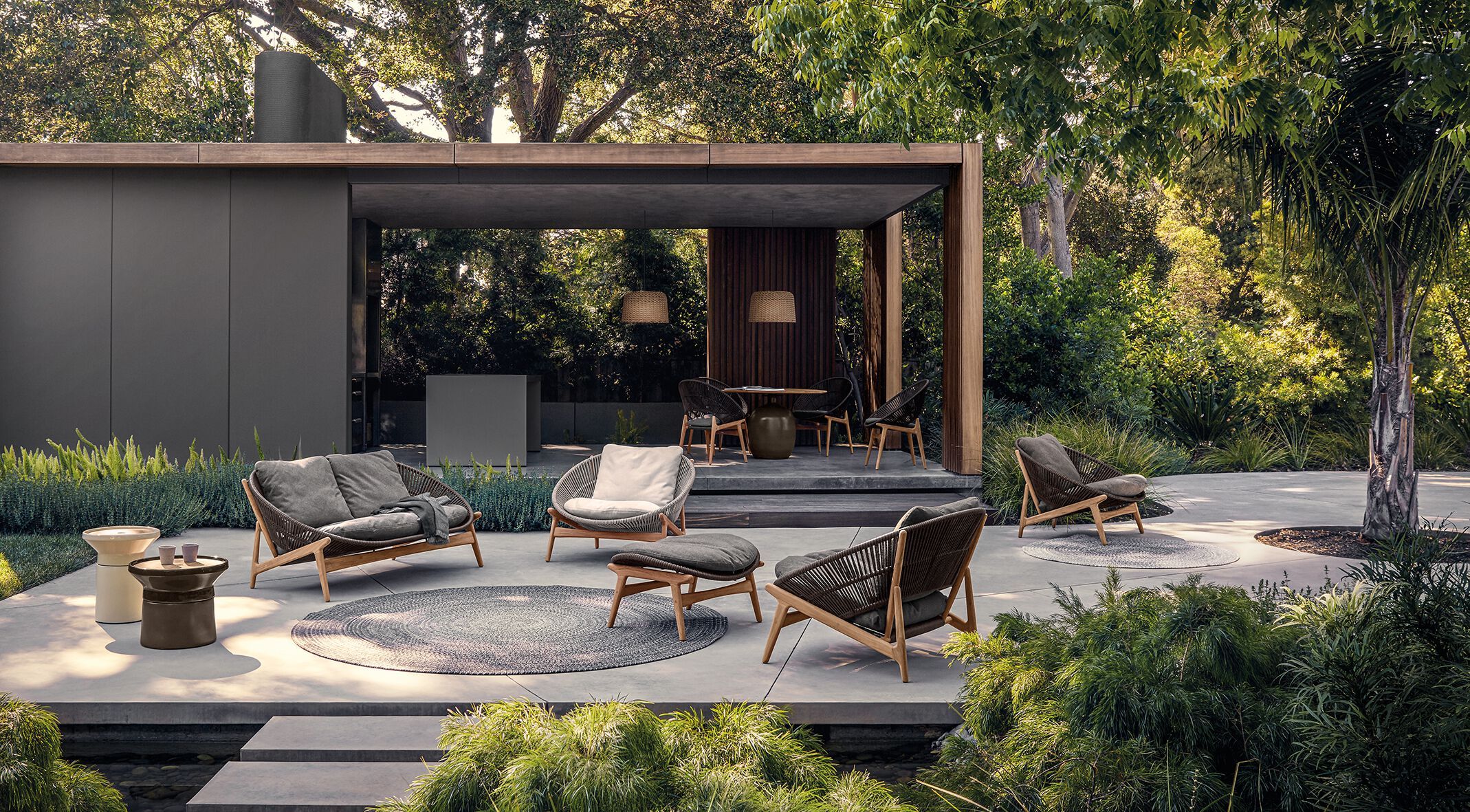 Тканевое садовое кресло Gloster ARCH-00133241 - Вид №9