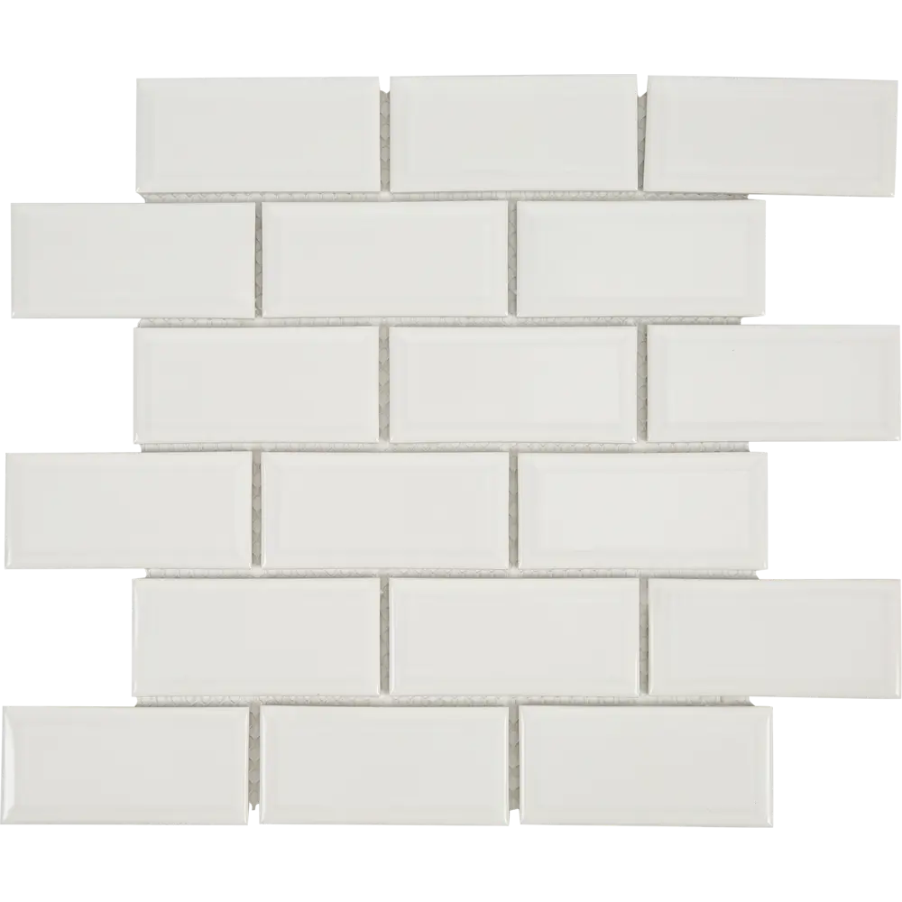 Мозаика Artens белая керамическая 29×29 см для интерьера 18877960 Керамика STLM-0013381 - Вид №2