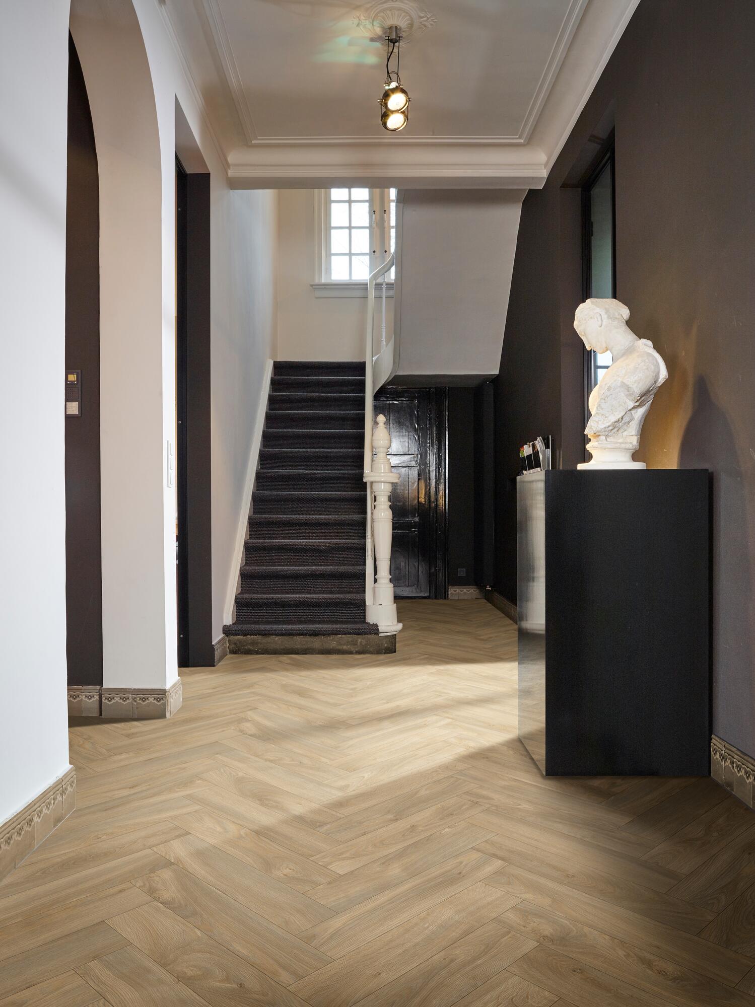 Нескользящий виниловый пол с эффектом дерева BEAUFLOR Resitex ARCH-00000104