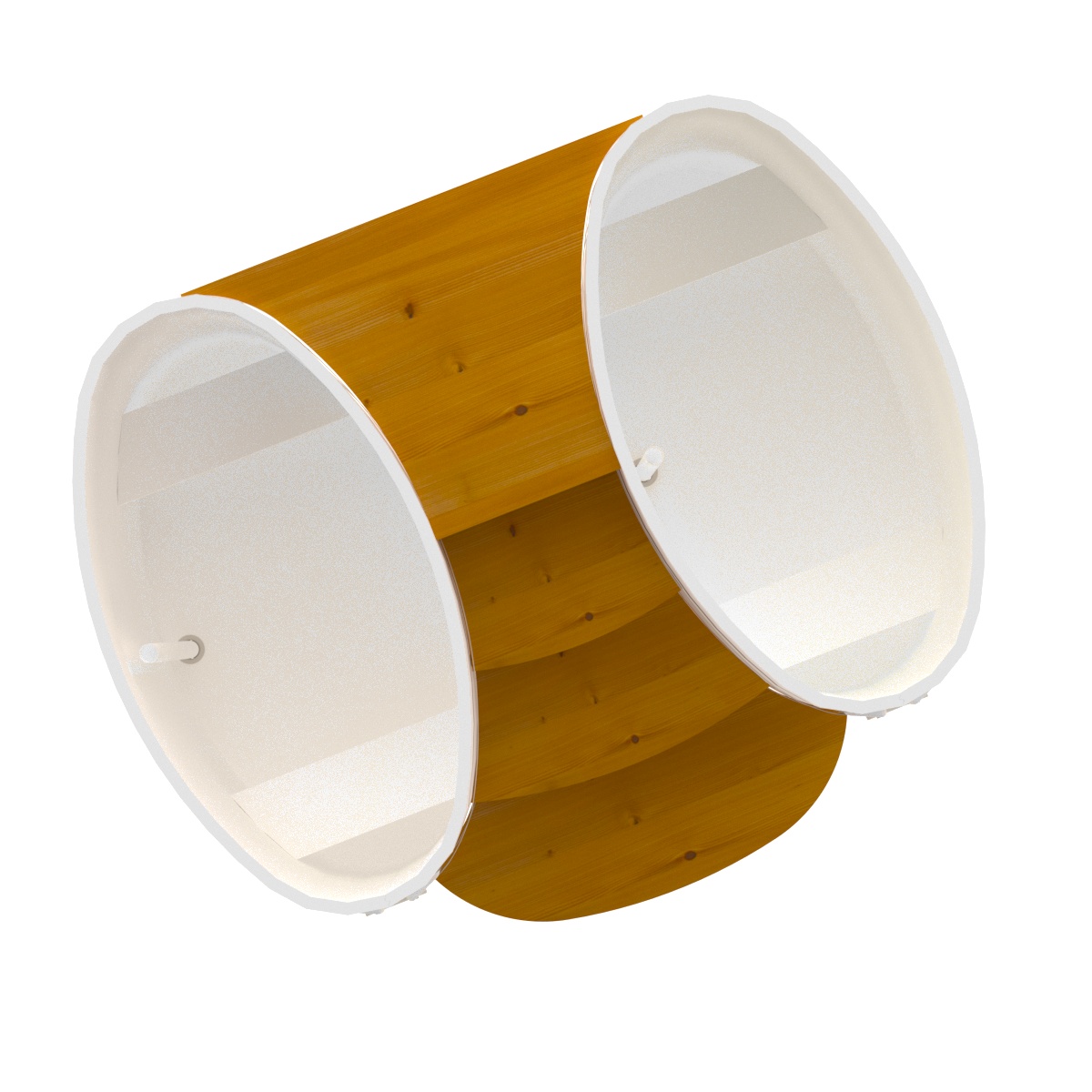 2326 Подиум на 2 купели 0,69х1,31 Рустик натуральный Alyarus  - Вид №2