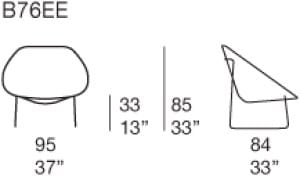 Полиэстер сани сад стул Paola Lenti Shito ARCH-00078249 - Вид №2