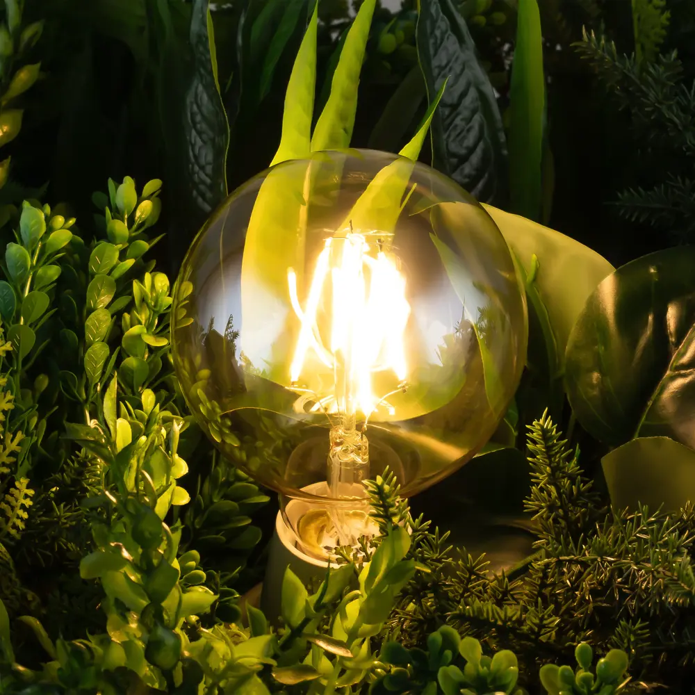 Декоративная филаментная лампа Voltega G95 тонированная 8Вт E27 с диммером 89345998 STLM-0920763 - Вид №5