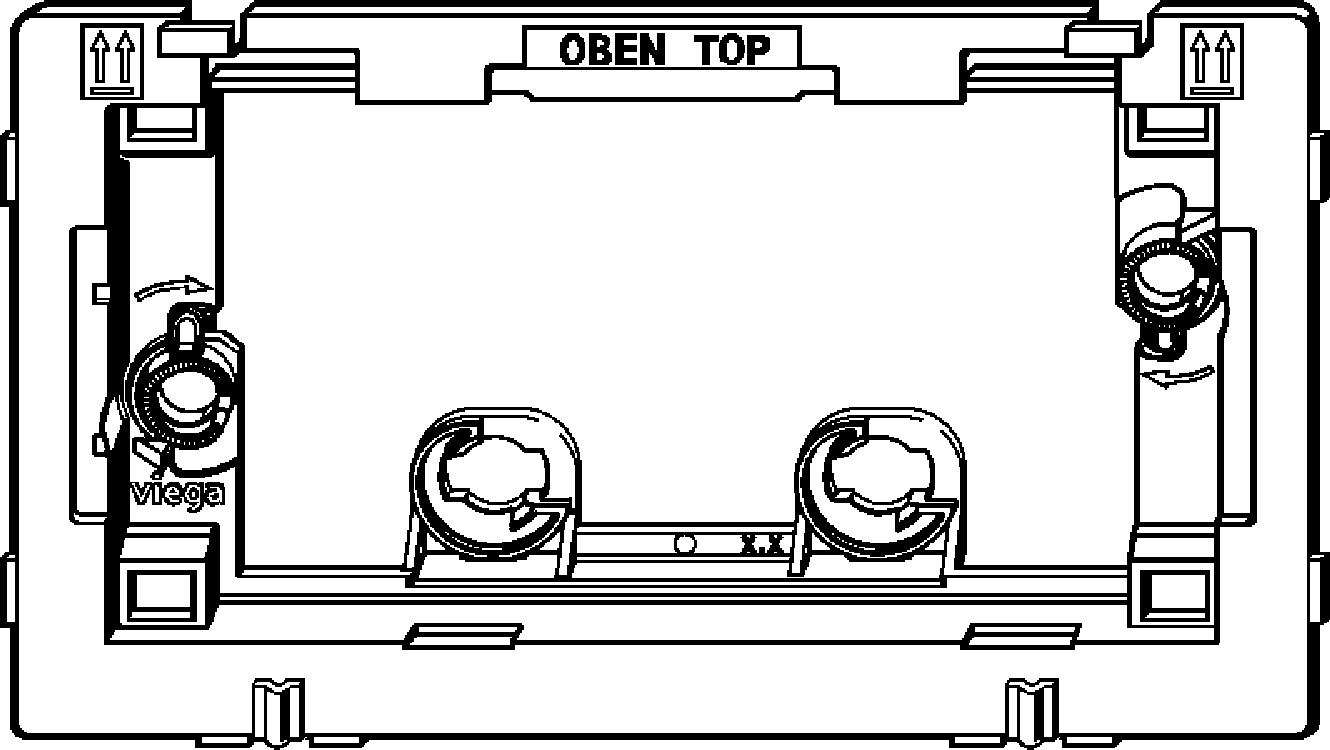 Viega Установочная рамка для унитаза 8580.52 (789275) 789 275 - Вид №1