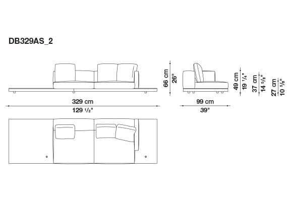 Кожаный диван B&B Italia док ARCH-00106863 - Вид №108