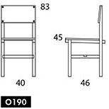 Blå Station Стул из бука с подставкой для ног Röhsska Bla Station sun-id-1360668 - Вид №17