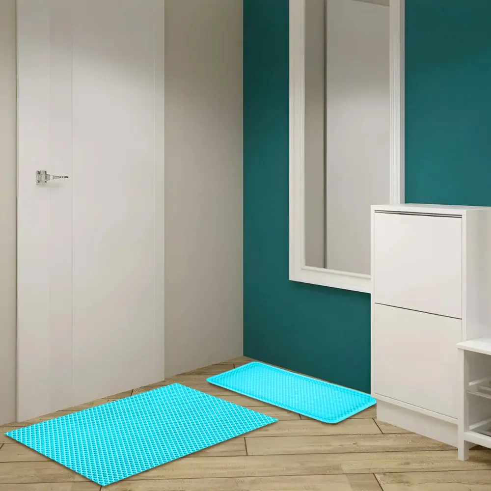 Универсальный лоток ЭВА Ромб для обуви 31x51 см голубой 89370089 Santreyd STLM-1580482 - Вид №2