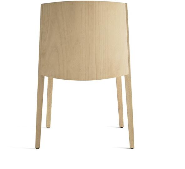 Capdell Деревянный стул со встроенной подушкой Isa 141l - Вид №1