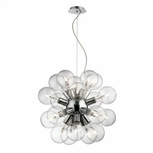 Подвесная люстра Ideal Lux Dea SP20 IDEAL LUX ДИЗАЙНЕРСКИЕ, DEA, ШАР 057325 Хром
