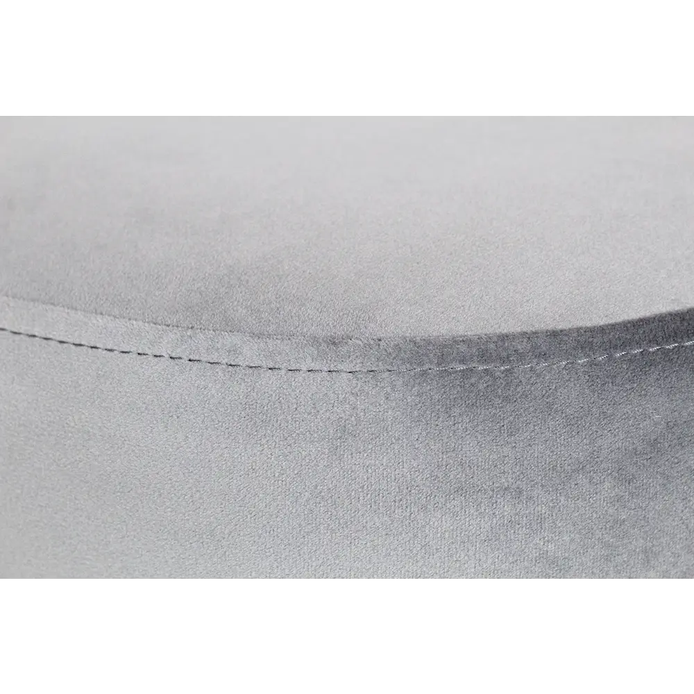 Банкетка полиэстер Sheffilton SHT-B12 серая 38x35.5 см STLM-2051240 - Вид №1