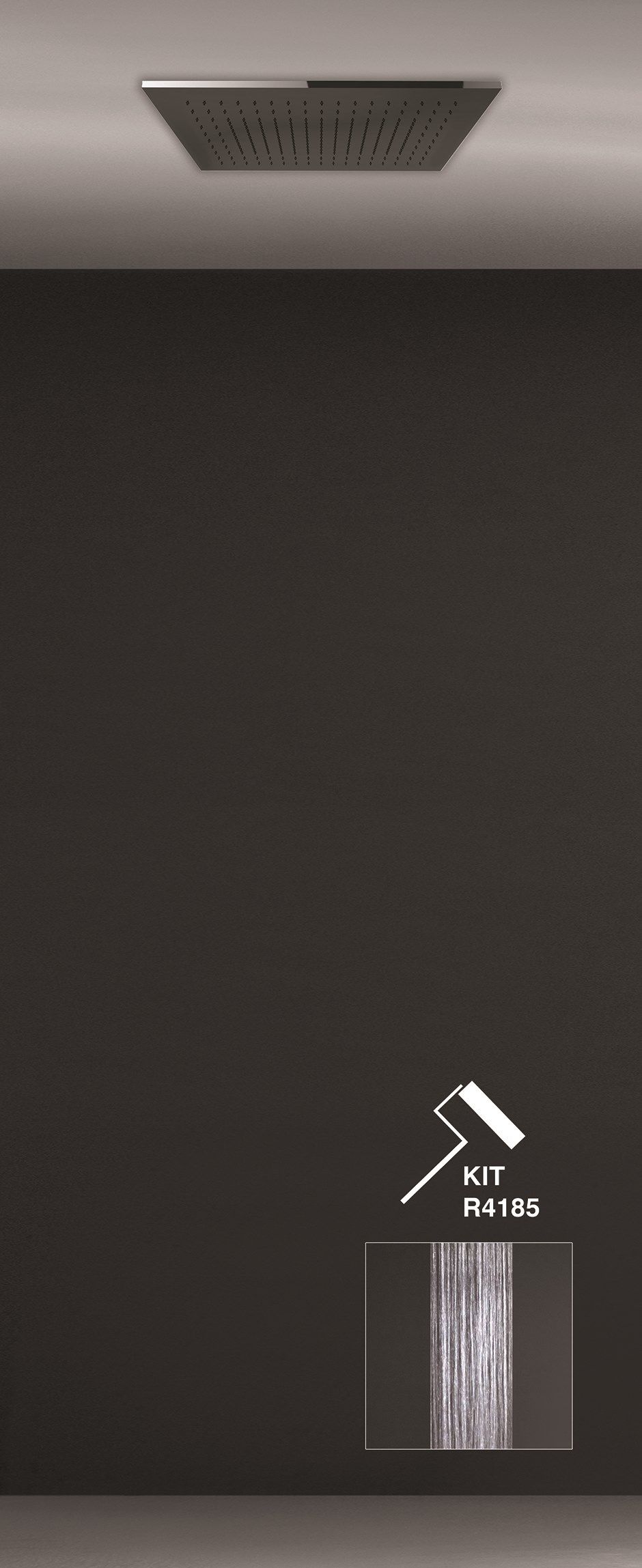 Квадратная потолочная насадка для душа Gessi ARCH-00097850 - Вид №2