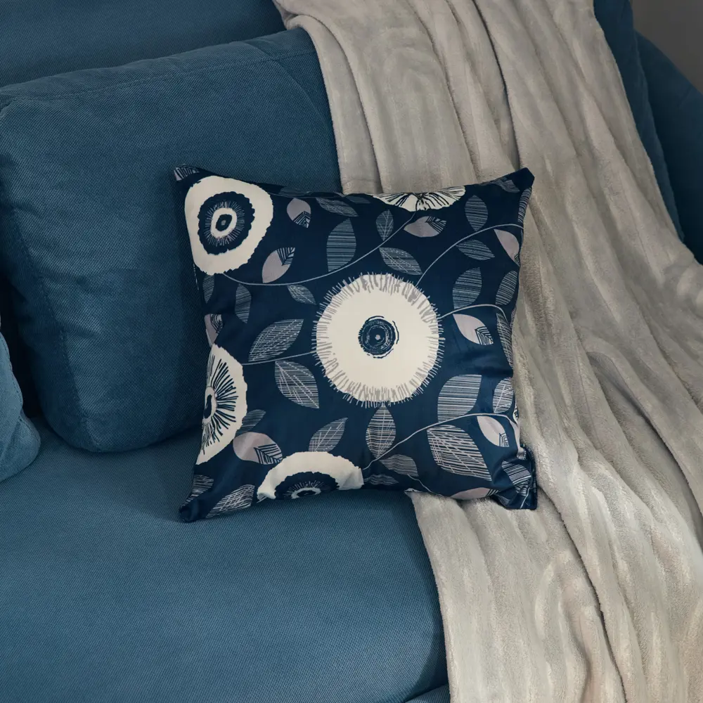 Декоративная подушка Seasons Alikoy 40x40 см цвет синий STLM-2189968 - Вид №3