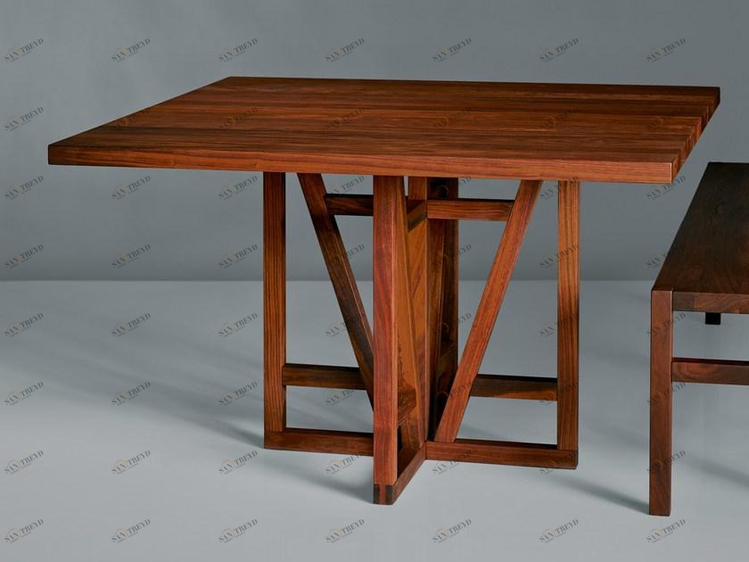 Vitamin Design Квадратный стол из массива дерева Fachwerk sun-id-1387994