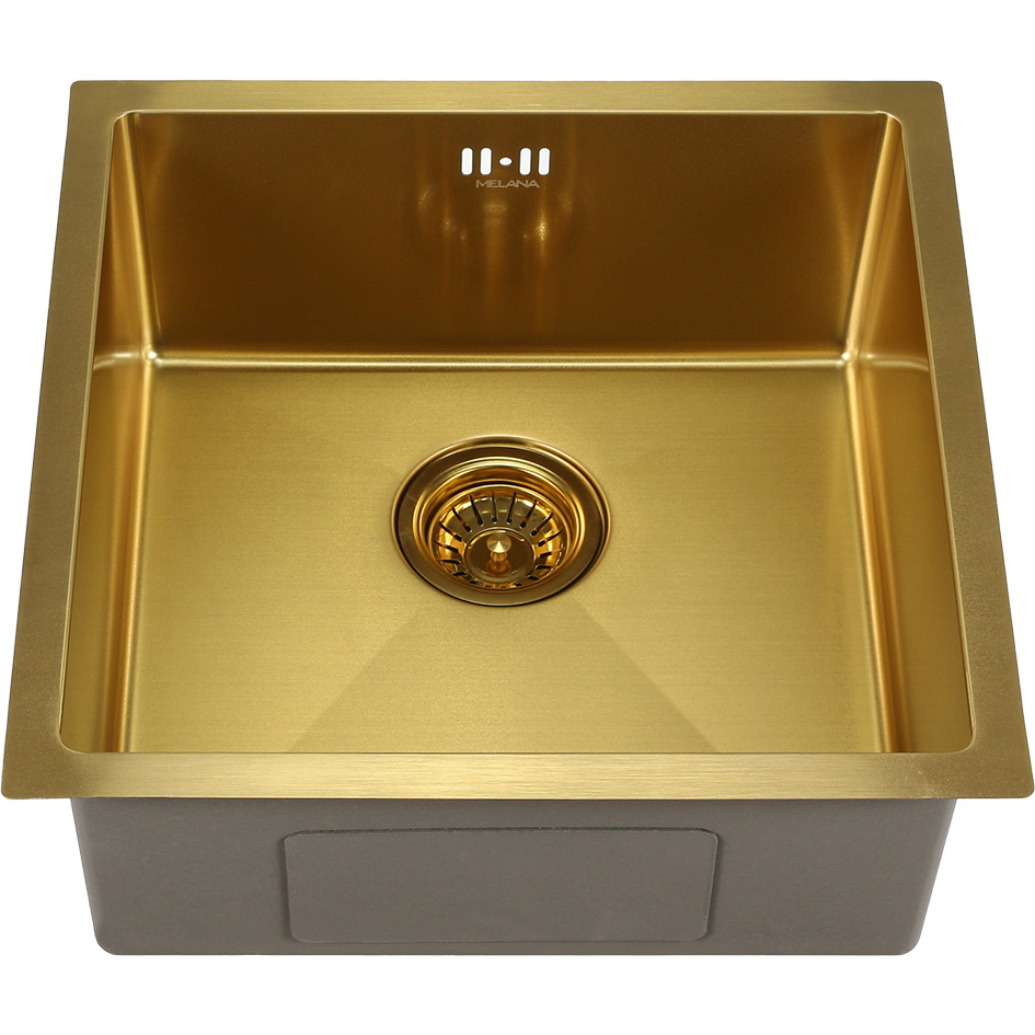 Мойка D4645HG MELANA ProfLine 1,2/200 ЗОЛОТО врезная квадратная D4645HG D4645HG золото