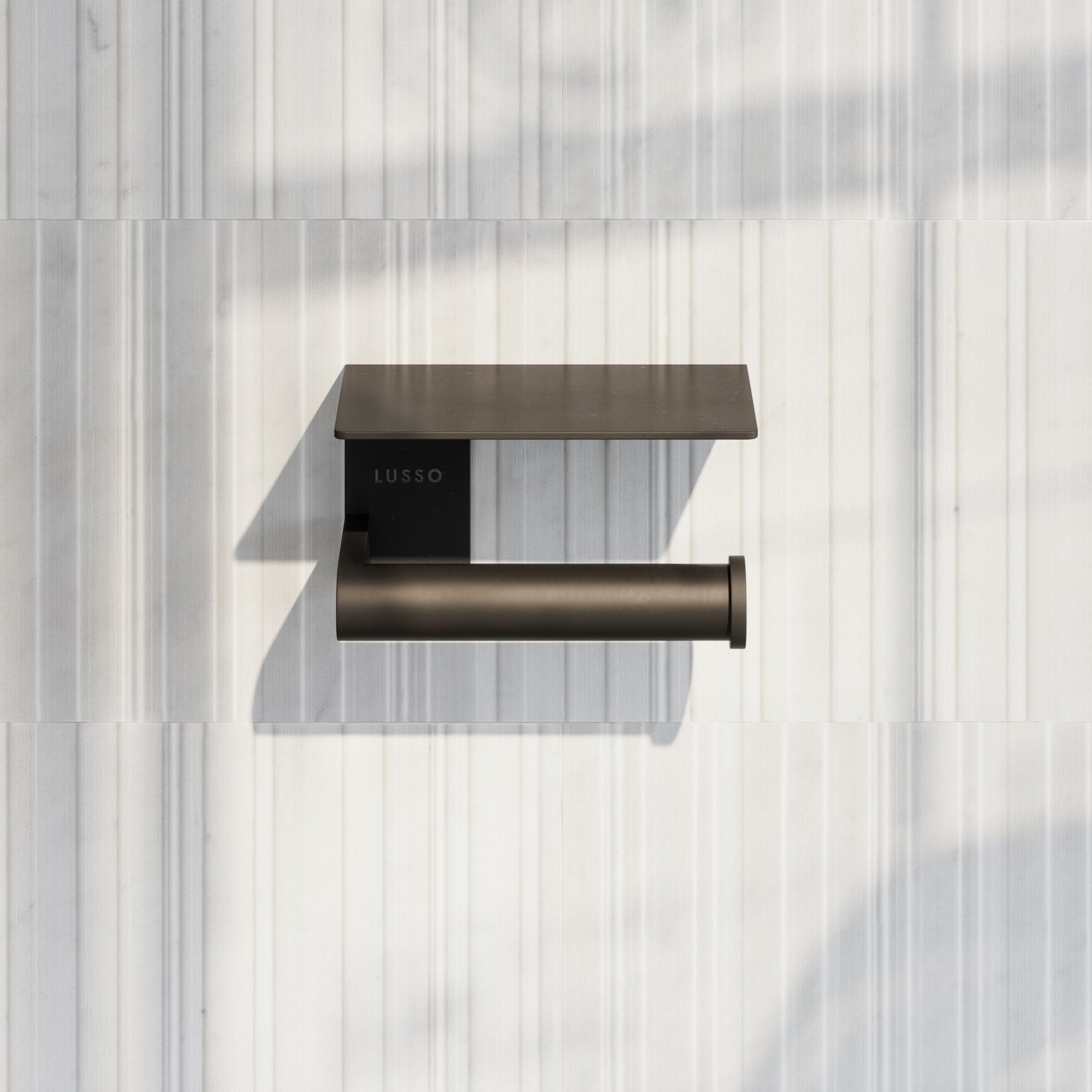 Держатель рулона из нержавеющей стали с полкой LUSSO DEKA ARCH-00032814 - Вид №10