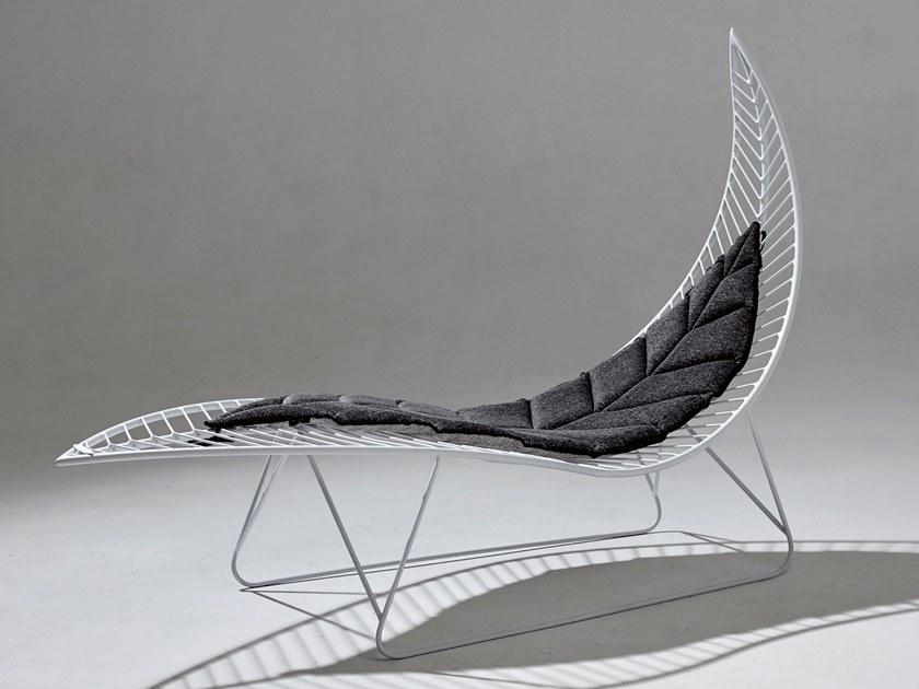 Studio Stirling Шезлонг из стали с порошковым покрытием Leaf sun-id-1499485 - Вид №2